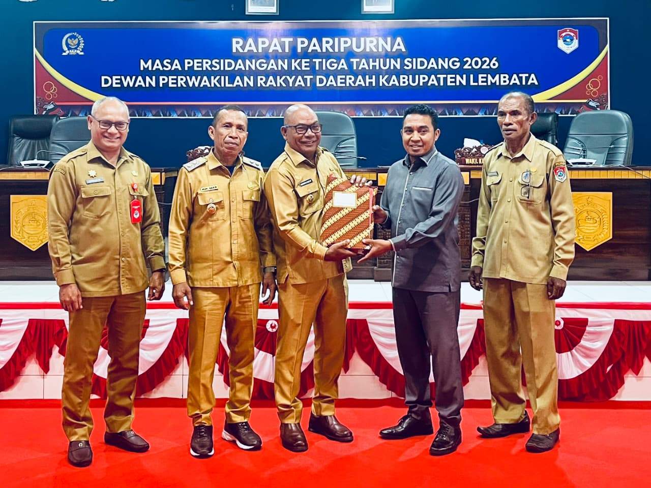 Penyampaian Laporan Pertanggungjawaban Pelaksanaan APBD TA 2025 dalam Rapat Paripurna DPRD